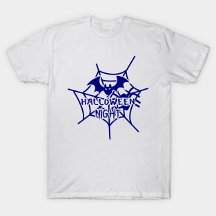 Halloween Night - Blue color T-Shirt